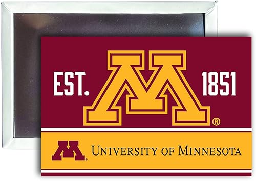 Imán de nevera de Minnesota Gophers de 2 x 3 pulgadas, producto oficial universitario