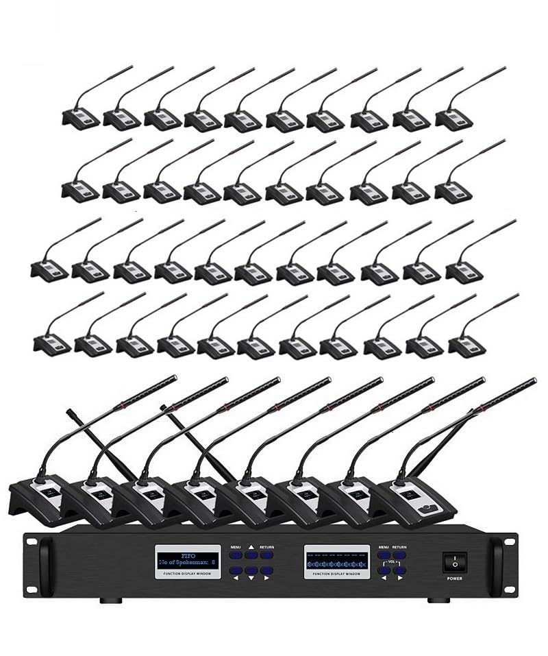 UHF Digital Discussion System BL6800 50 Conference Room Gooseneck Microphone