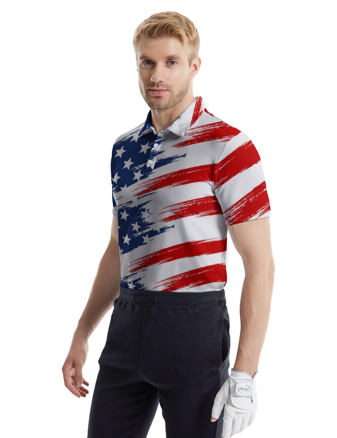 Polo de golf para hombre, divertido polo de manga corta, regalo de golf, secado rápido, absorbe la humedad, polos hawaianos para hombre