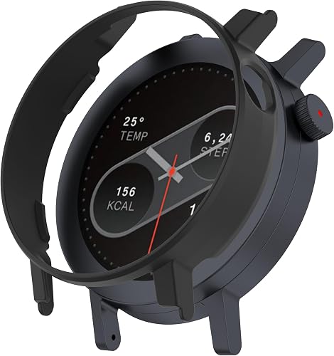 Nillkin Compatible with CMF Watch Pro 2 Case for Men Women 2024 New, Ultra-Thin Hard PC Shockproof Protective Cover (Black)