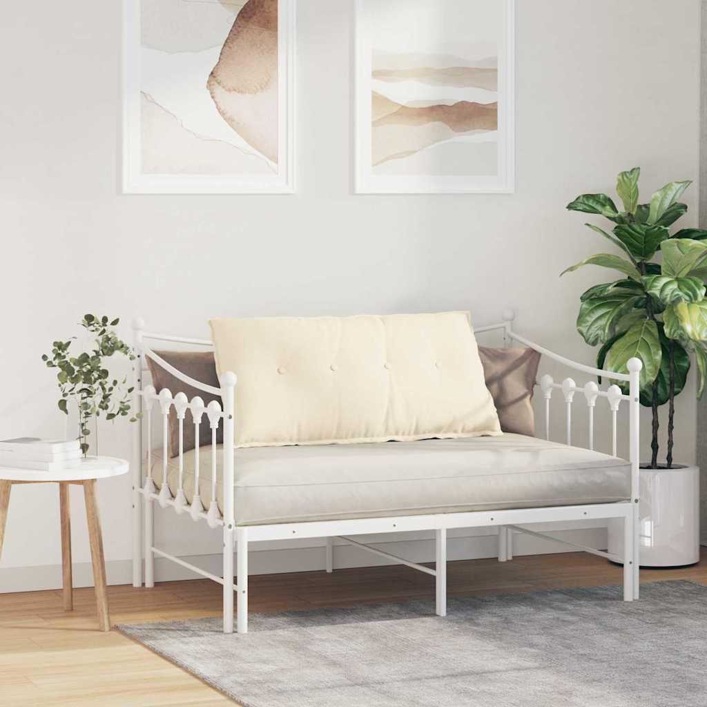 Cojín de respaldo crema de 100 x 50 cm de pana con relleno de poliéster, cojín ergonómico de lectura y cojín lumbar para sofá, cama, oficina, salón, relajante