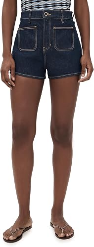 Veronica Beard Jean Women's Elijah Shorts, Indigo Rinse, 27