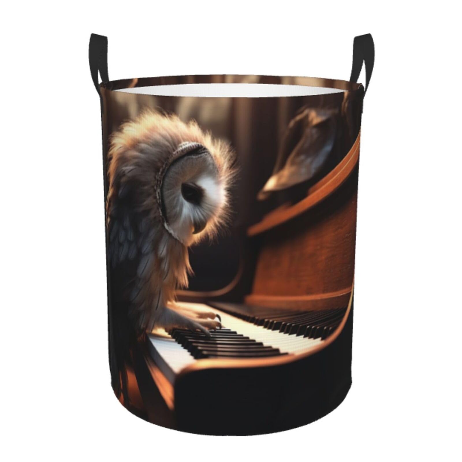 Panier à linge hibou imperméable pour résoudre le désordre de la salle de bain