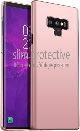 Miniatura 4 de Funda para Samsung Galaxy Note 9 [protección delgada] [protege de golpes/arañazos/caídas/marcas] [plástico PC de alta calidad] cubierta dura