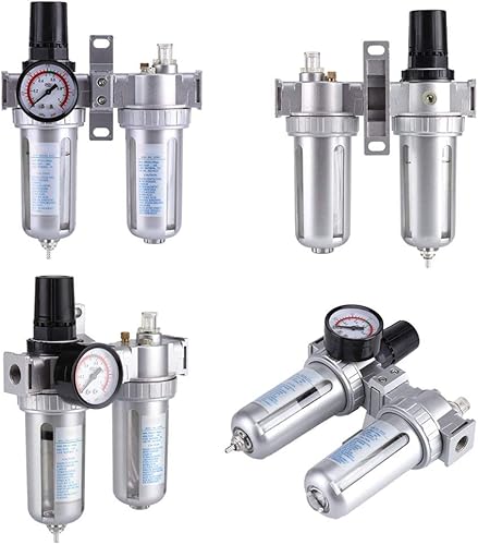 Miniatura 7 de SFC300 3/8 '' regulador de filtro de aire comprimido Herramienta separadora de limpiador de trampa de agua