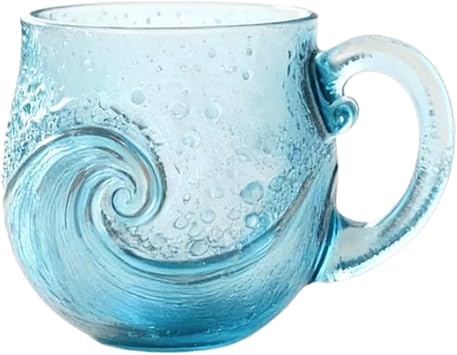Sea Glass Wave Mug Ocean Beach Coffee Cups