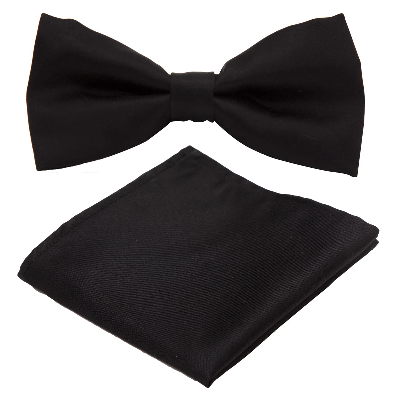 vibhavari Men's Black Bow Tie & Pocket Square-picture-42