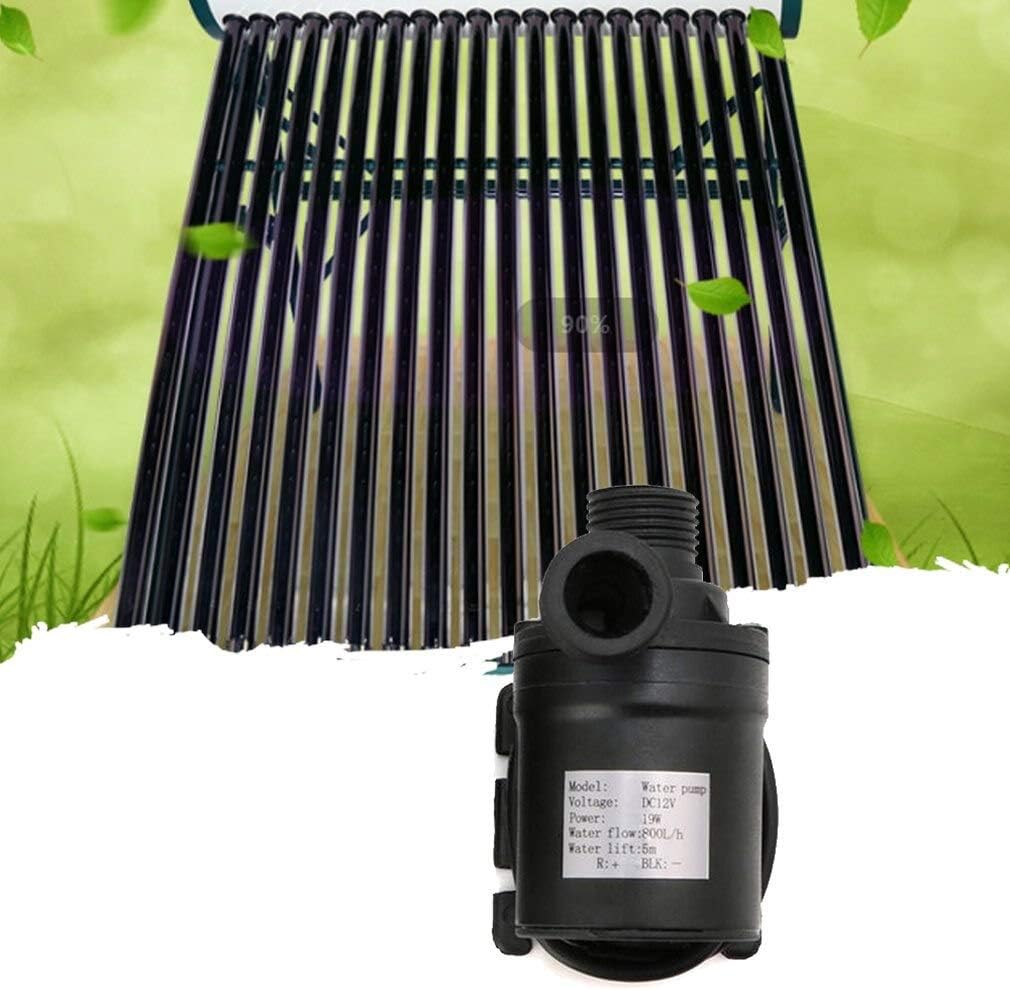 Pump Ultra Quiet Mini DC12/24V 800L/H Brushless Motor Submersible Water Pump Electric Heat Resistant - (Voltage: 12V)