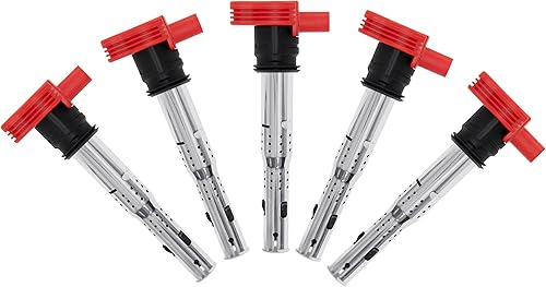 Vista 125 de Marsram Paquete de bobinas de encendido UF487 y doble bujía de iridio para Toyota Lexus 2005-2018 Camry Highlander Avalon Rav4 Sienna Venza RX350