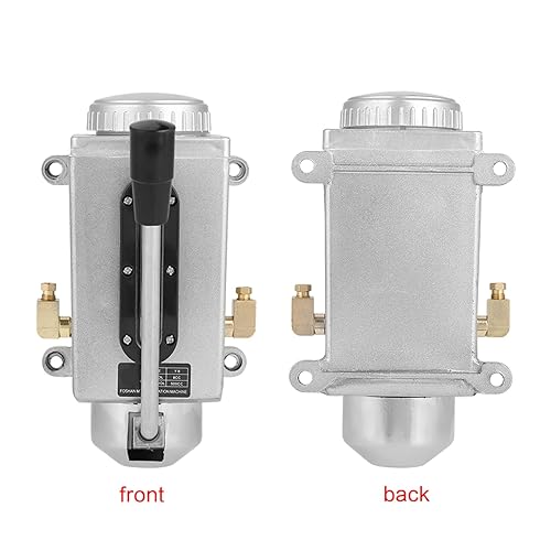 Miniatura 5 de Bomba de aceite lubricante manual, bomba de mano Lubricador Bomba de aceite lubricante 500CC CNC 0.157 in Puerto de salida doble para fresado,
