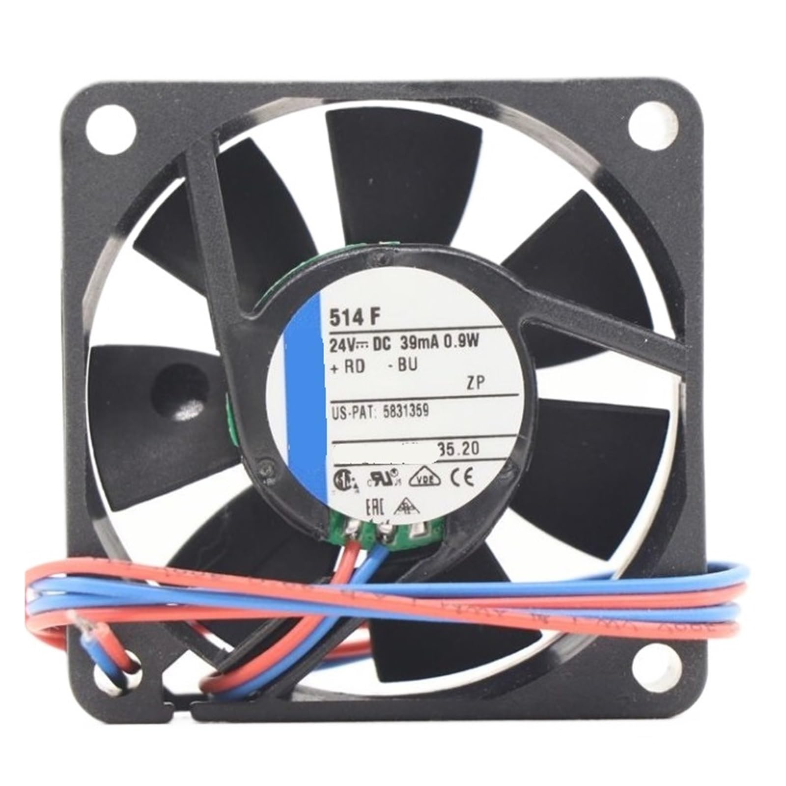 PEQYUACTE 514F 50x50x15mm 24V DC 1W 5000RPM Cooling Fan