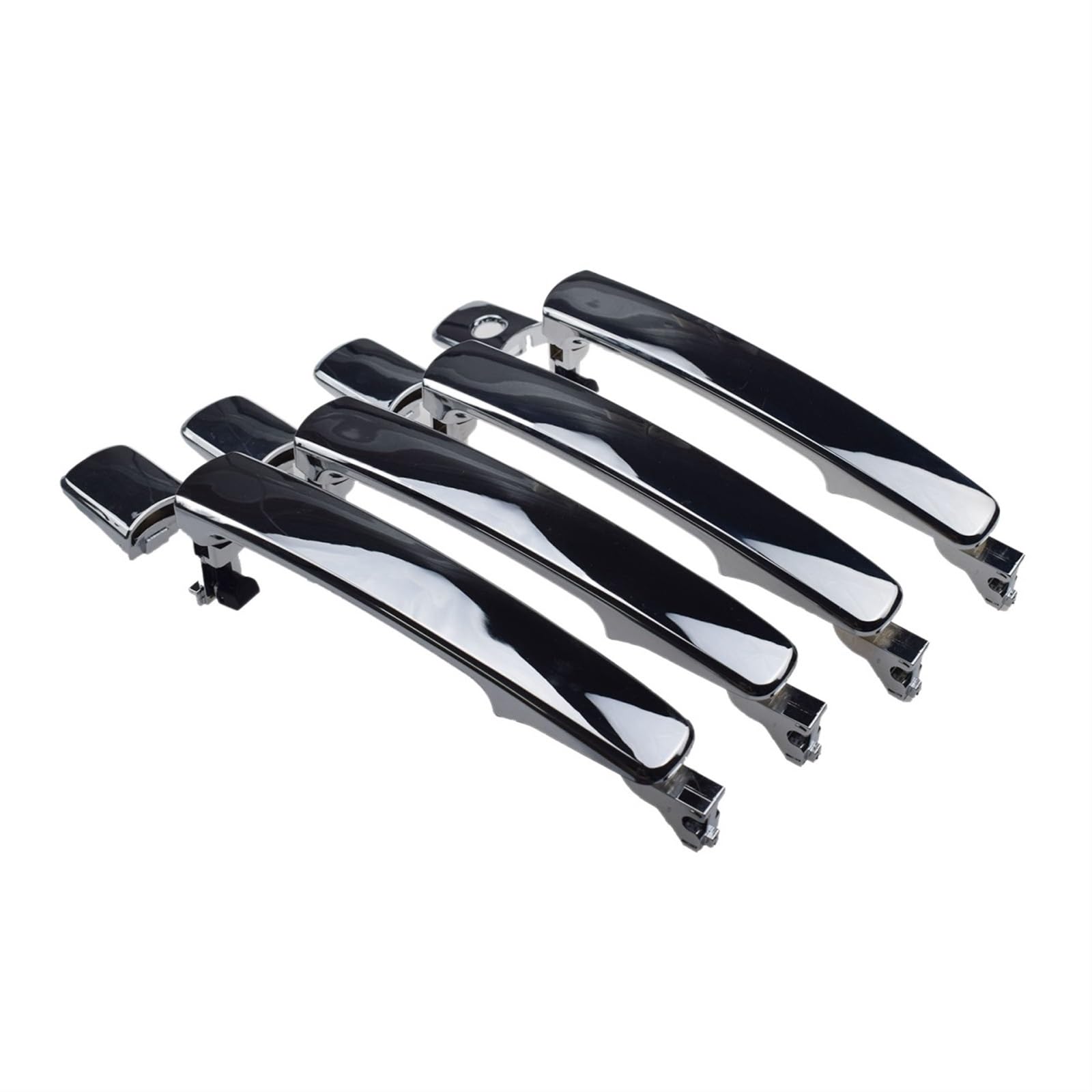 Drezzo Car Exterior Door Handle for Nissan for Murano for Rogue Front Rear LH RH Exterior Chrome Door Handle 03-08 FX35 FX45(A Set 4 Sides)