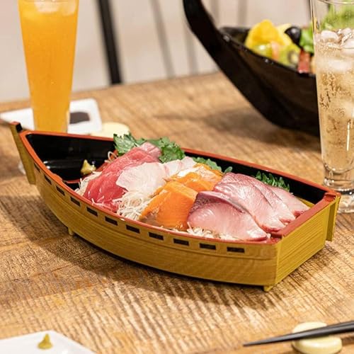 Miniatura 2 de TIKUSAN Sashimi - Plato para sushi de 13 pulgadas, fabricado en Japón