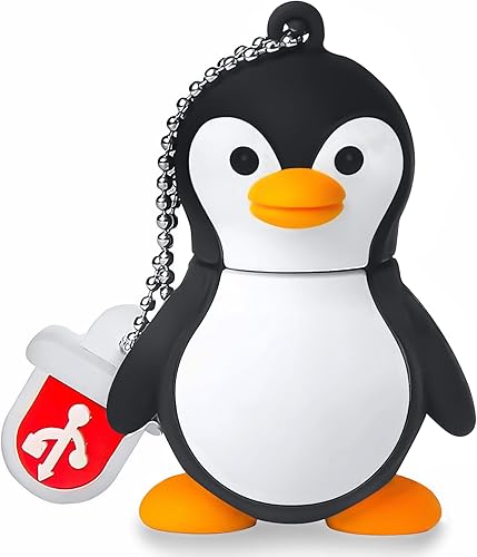 Unidad flash USB de 64 GB, modelo de pingüino, unidad USB, memoria USB 2.0 para almacenamiento externo de datos