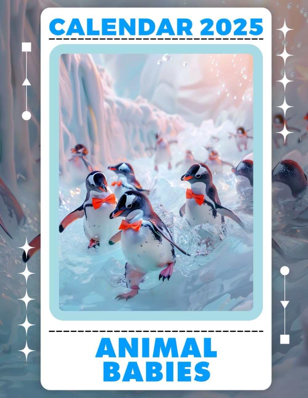 Animal Babies Calendar 2025: 12-Month Wild Animal Photography & Coloring Pages For Kids And Adult Collection, From January to December 2025, Perfect for Planning and Organizing Your Year