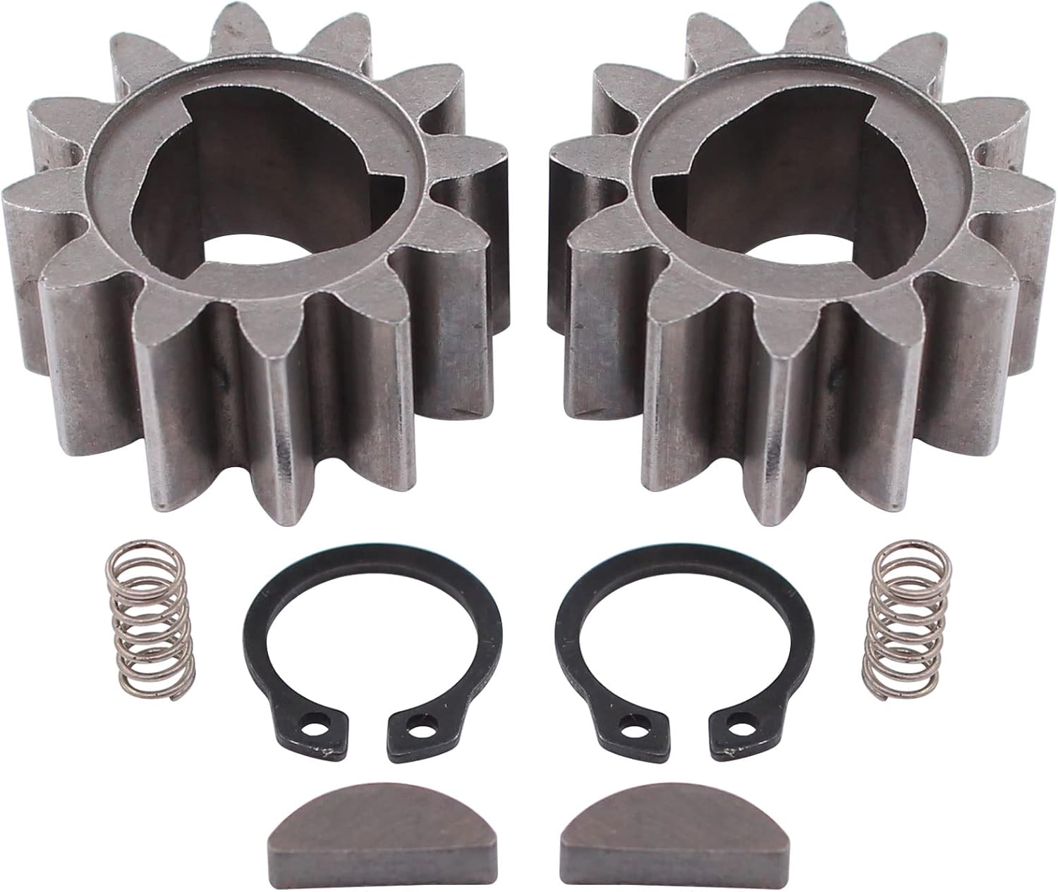 ApplianPar 12 Teeth Drive Gear Kit for Honda HRR216 HRS216 Lawn Mower 12T Pinion Gear 42661-VE2-800 42672-VE2-800 Keys Springs Clips ApplianPar 12 Teeth Drive Gear Kit for Honda HRR216 HRS216 Lawn Mower 12T Pinion Gear 42661-VE2-800 42672-VE2-800 Keys Springs Clips