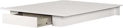 Miniatura 4 de South Shore 54"60pulgadas Holland Plataforma cama con cajón, Madera, Blanco puro