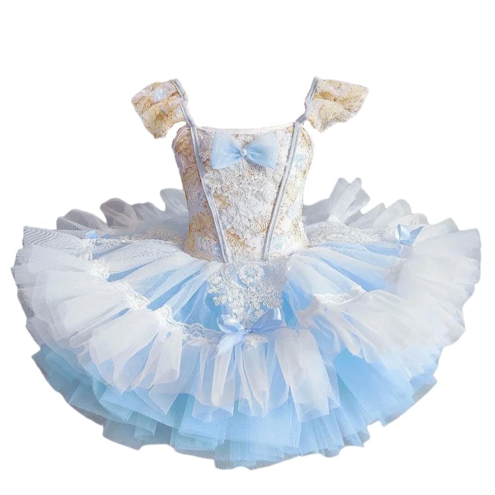 JJDFW Księżniczka Odzież Dziecięca Odzież Dziecięca Balet Tutu Trykoty Dziewczęce Sukienka Dancewear Scena Performance Kostiumy Wróżka