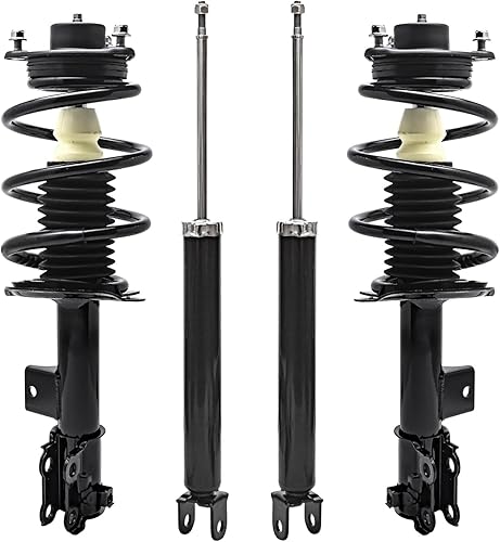 Miniatura 61 de Detroit Axle - Kit de amortiguadores de 4 puntales para Ford Escape 14-19, 2 puntales delanteros con resorte helicoidal 2 amortiguadores traseros