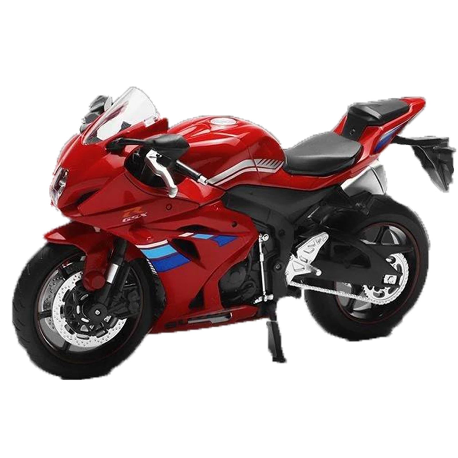 Modelo de Motocicleta Miniatura De Motocicleta, Regalo Colección Cumpleaños, Juguete Metal Fundido A Presión Modelismo Carreras 1/12 para Suzuki GSX-R1000 GSX R1000(Rosso)