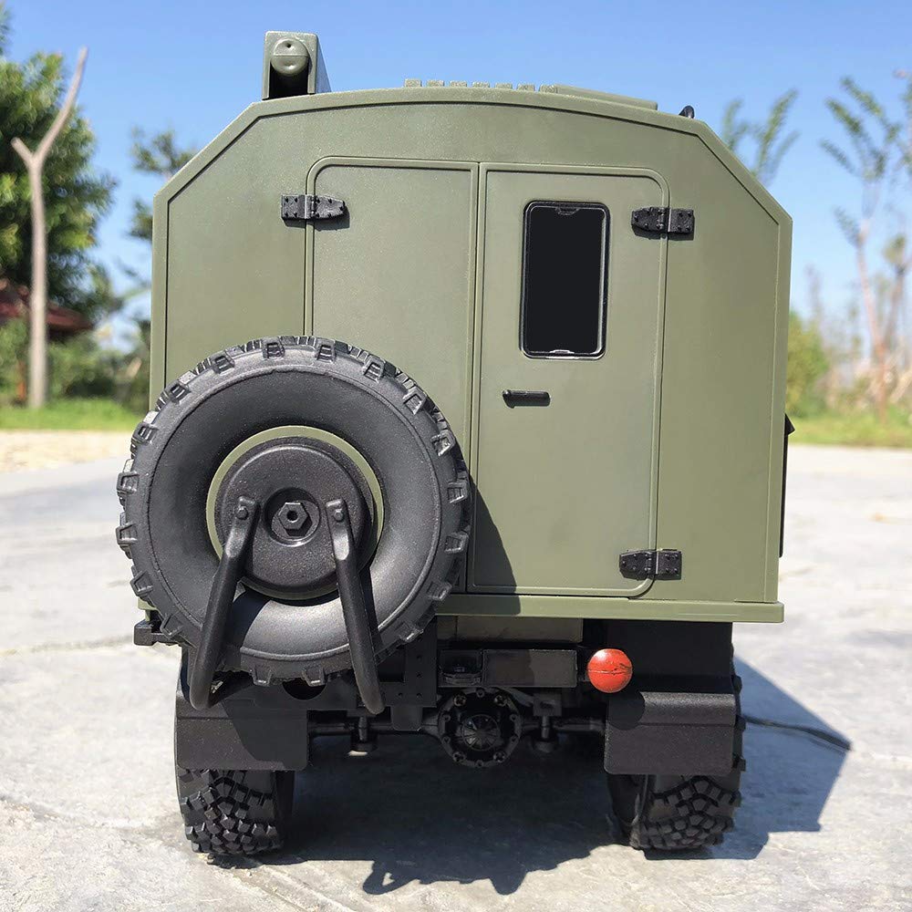 Amazon.co.jp: 1:16 2.4G 6WD RCカー軍用トラックロッククローラー