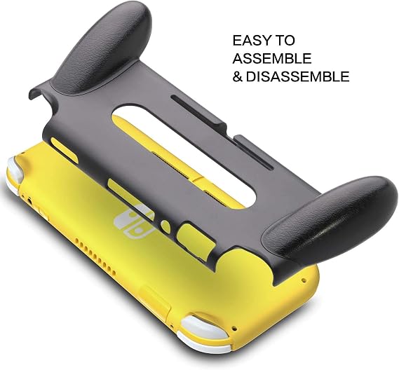 HEATFUN Grip for Nintendo Switch Lite - Ergonomic Handle Accessory with Non-Slip Design, Lightweight Durable Grip Case - Comfortable Handheld Gaming for Kids and Adults at Home or On-the-Go