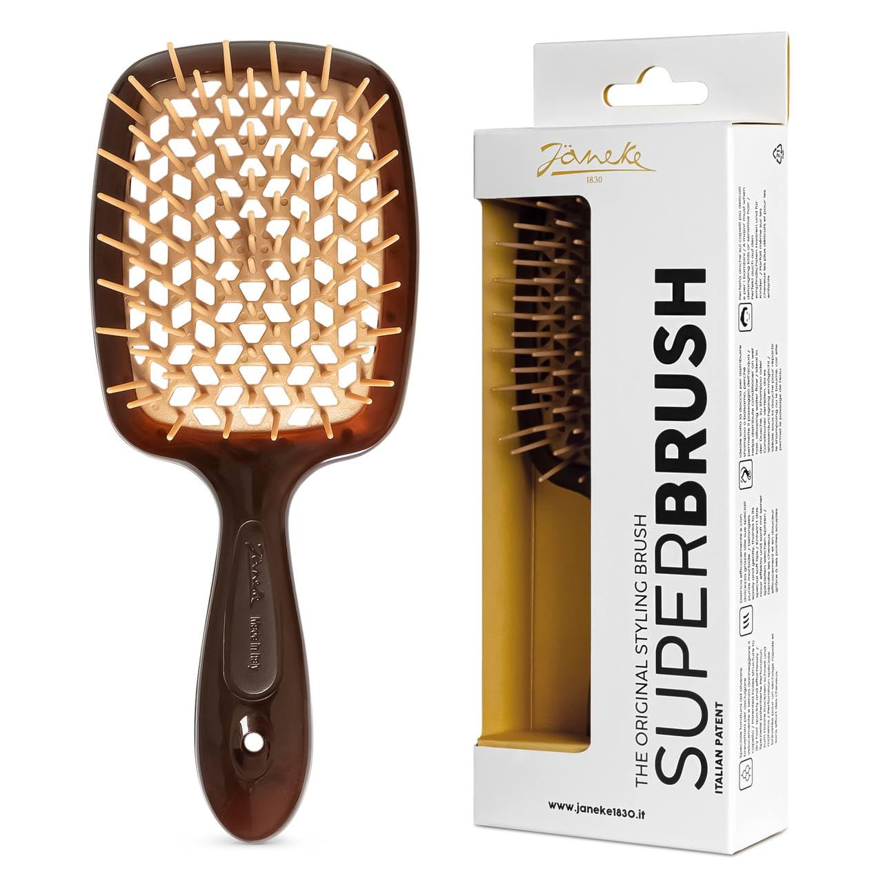 Amazon.com : Janeke Superbrush Detangling Brush for Soft Smoothing