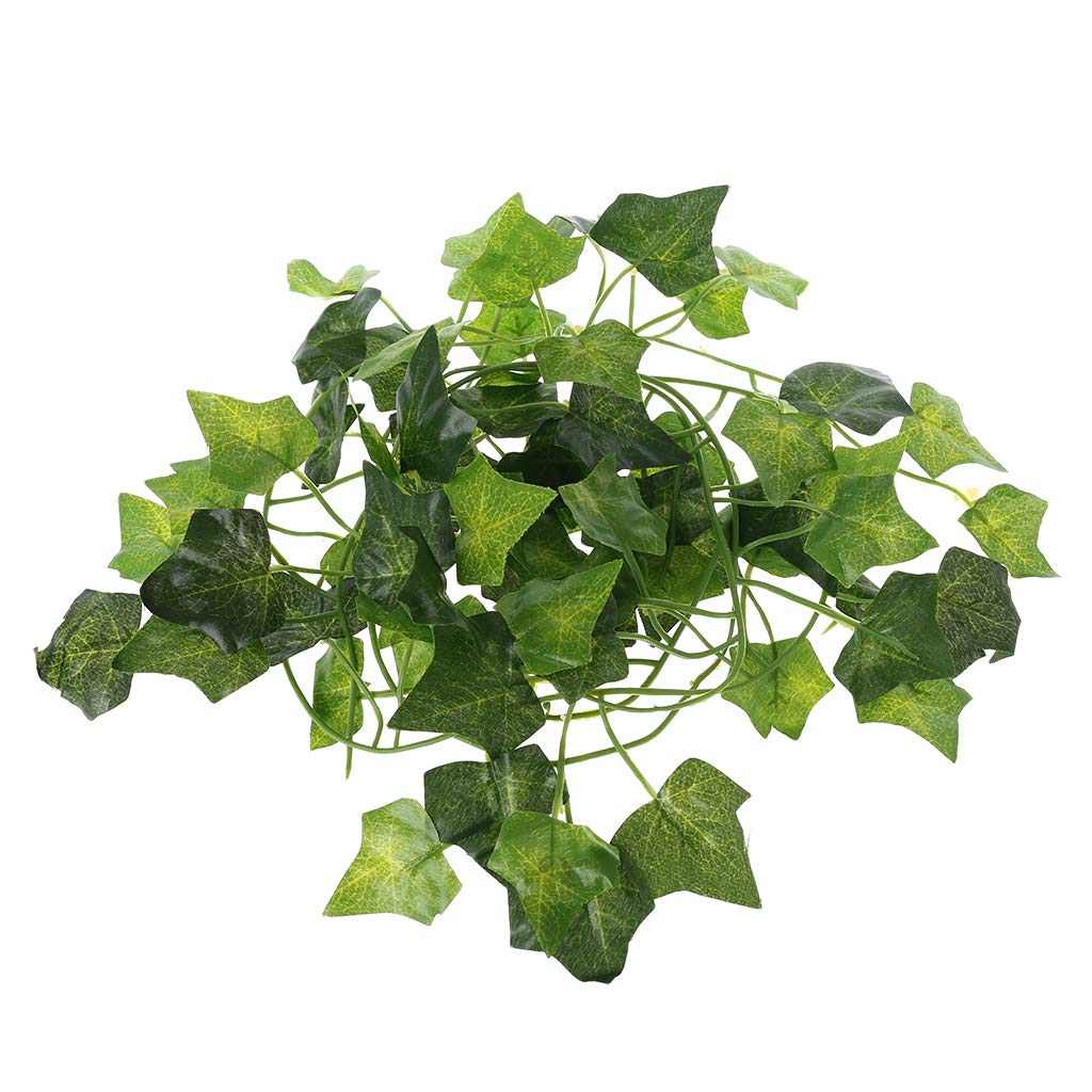 Youngy Artificial Vine Reptile Lizards Terrarium Decoration Chameleons Climb Rest Plants Leaves