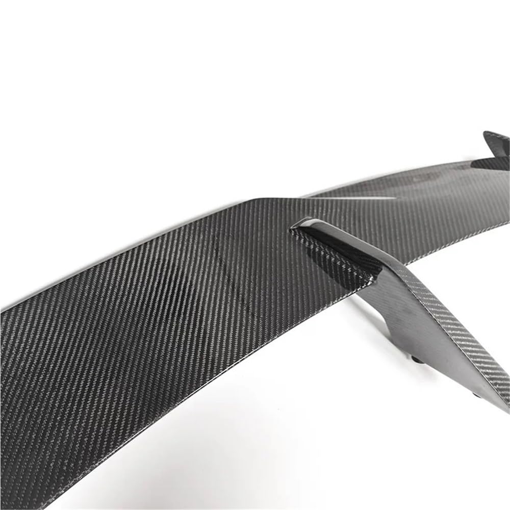 Spoiler z włókna węglowego kompatybilny z BMW G82 G22 G26 M4 serii 4 skrzydło na tylny bagażnik samochodu uniwersalne M430i M440i 2021 2022 akcesoria(Real Carbon Fiber)
