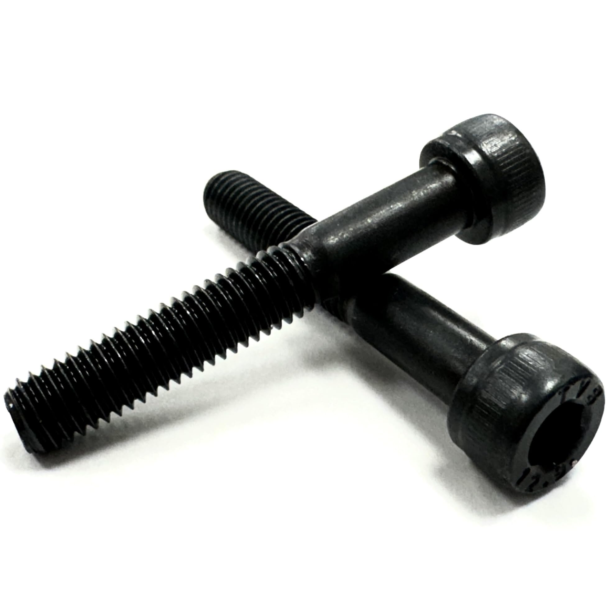 M8 x 45mm Standard Metric Pitch Black 12.9 Grade High Tensile Hex Socket Cap Screws Self Colour Allen Bolts DIN 912 (Pack of 10)