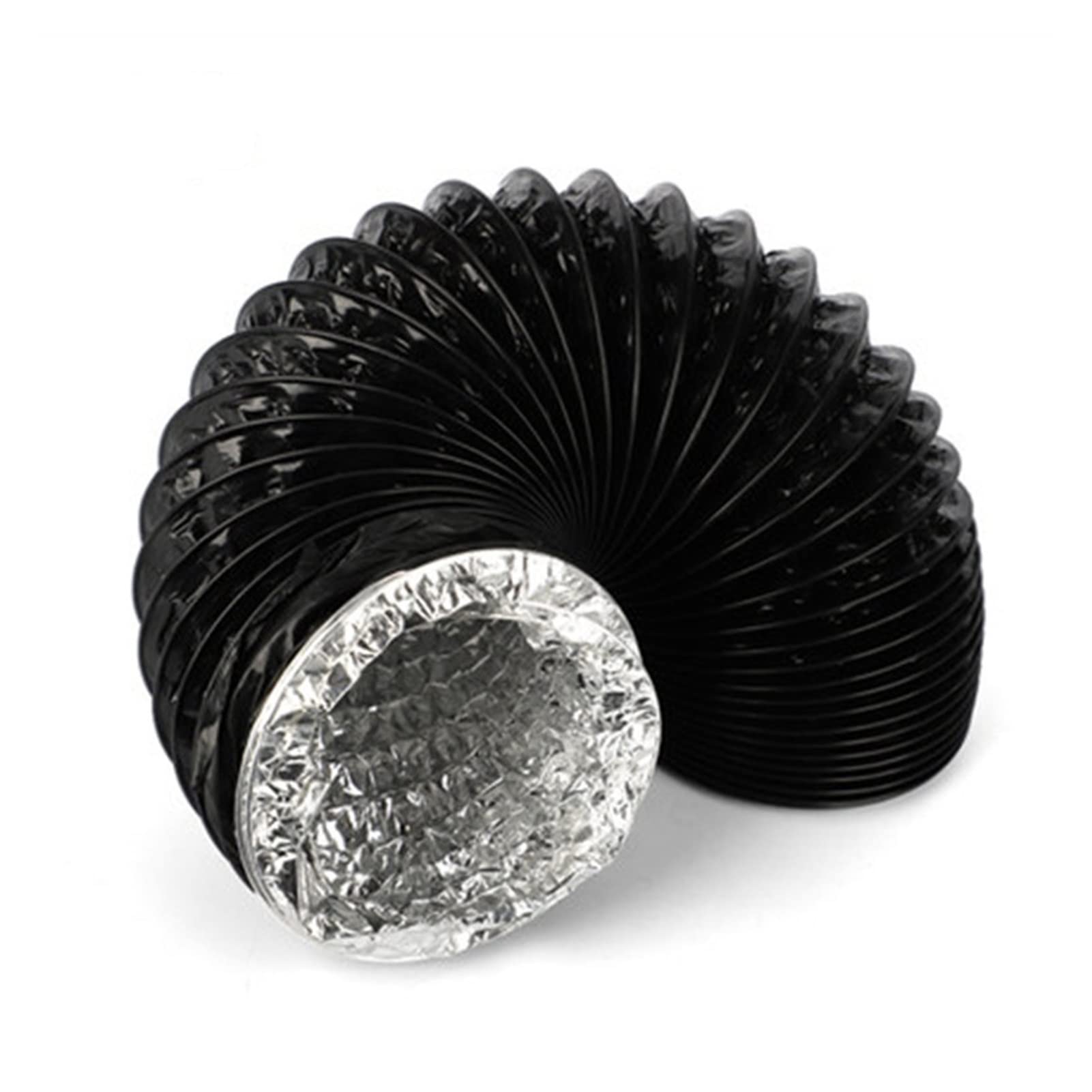 Abluftschlauch PVC-Aluminium-Lüftungssystem, verdicktes Flexibles Auspuffrohr, Durchmesser 15 cm, Lüftungsrohr, Schlauch, Küche, Badezimmer, Zubehör Lüftungsschlauch (Size : Dia.150mm x 2m)