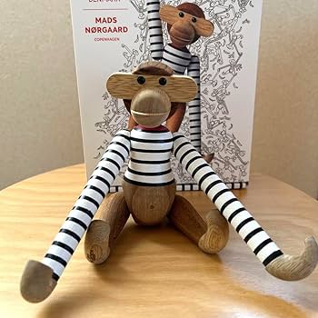 Amazon.co.jp: Kay Bojesen MONKEY さる インテリア 日本未入荷 白黒 Amazon.co.jp: Kay Bojesen MONKEY さる インテリア 日本未入荷 白黒