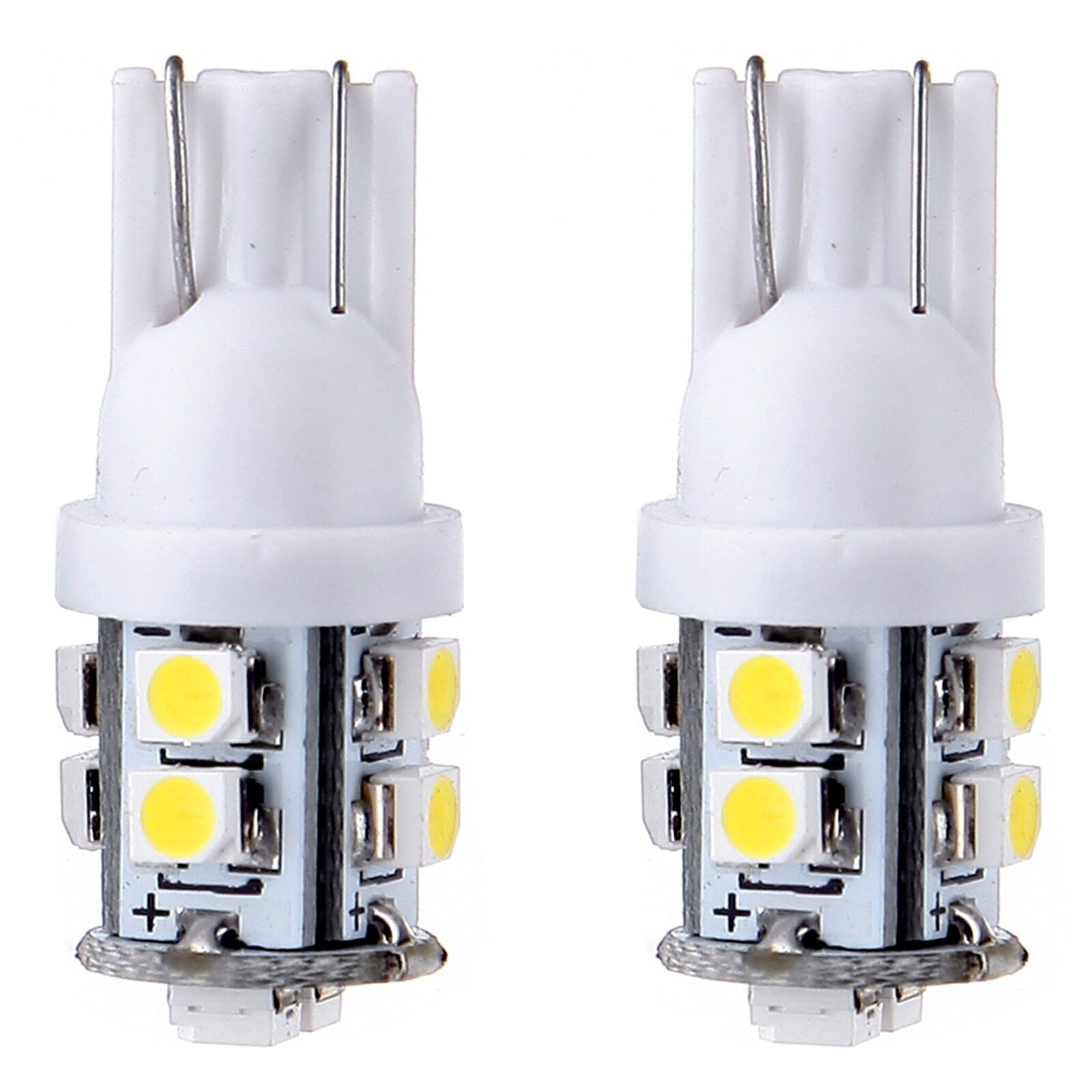 ECCPP 10x Instrument Cluster Dash Panel Lights T10-10-3528-SMD-White W5W 147 152 158 159 161 168 184 192 193 259 280 285 447 464 501 555 558 585 655 656 657 1250 1251 1252 2450 2652 2921 2825 PC 175