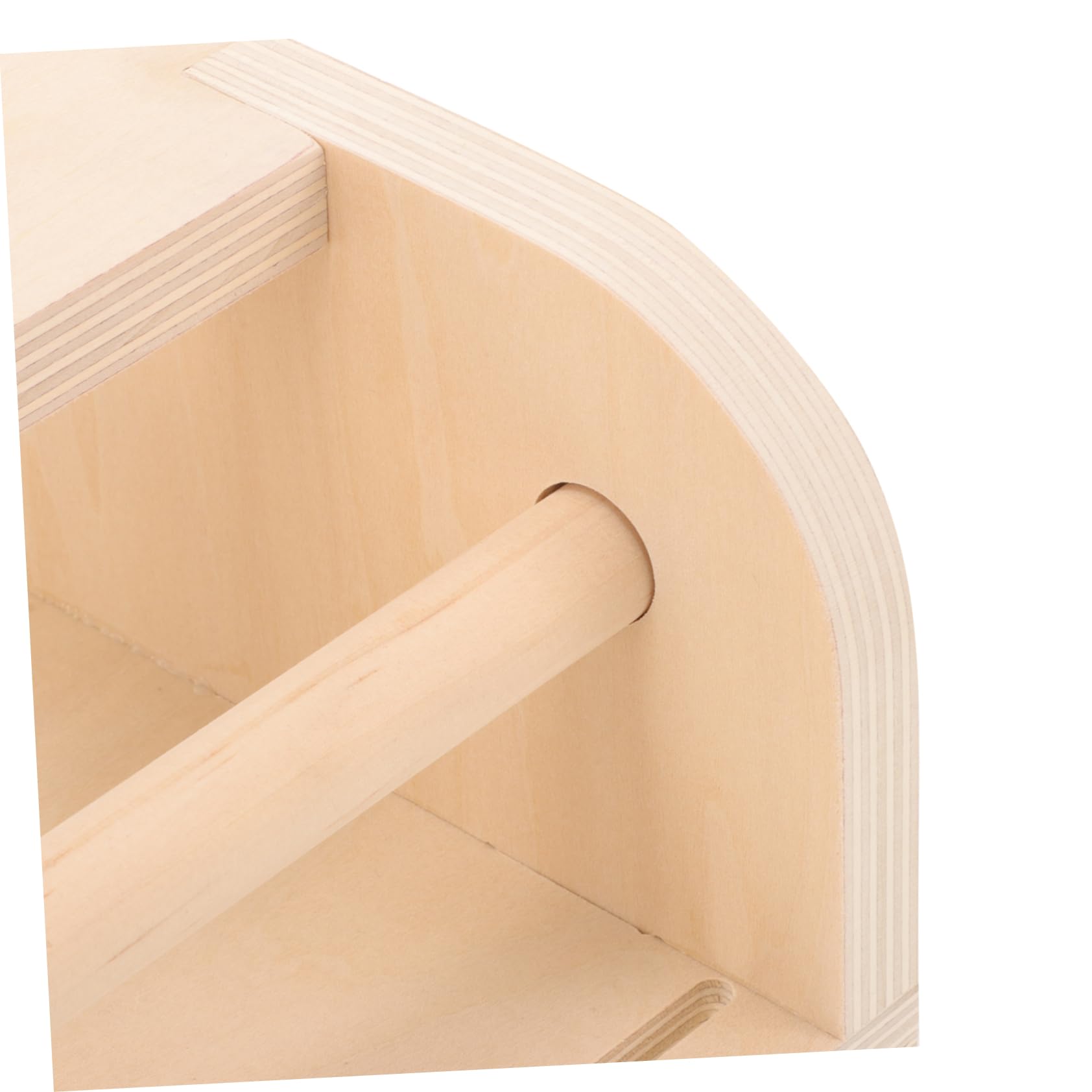 jojofuny Cavalletto da Tavolo in Legno Beige Multifunzionale per Ragazzo Ragazza Supporto Rotolo Pittura Salvaspazio per Attività Creative e Scrittura