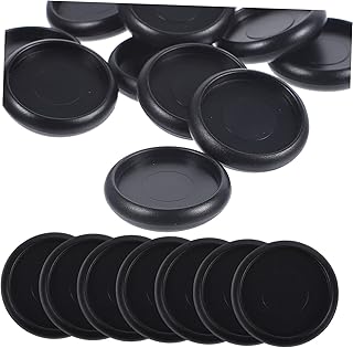 MAGICLULU 44Pcs Fichário Fivela Bloco De Notas Transparente Dobradiças Pretas Mini Dobradiças Livro Fichário Fivela Articulada Cadernos Planejador Discos Diário Disco Abs Preto Disco De