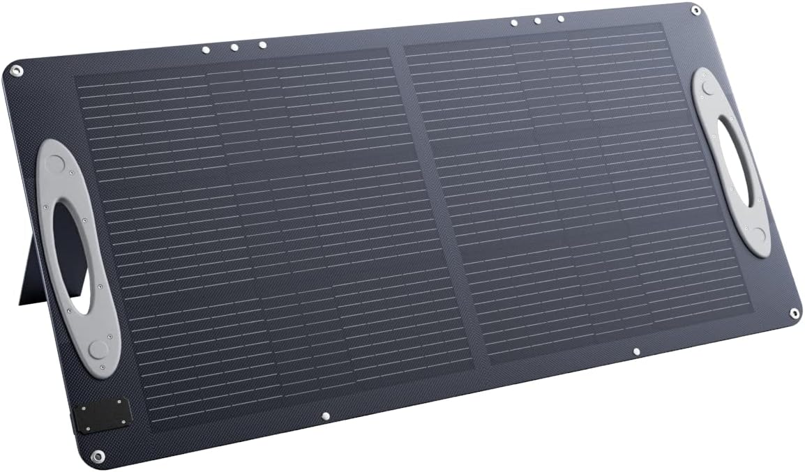 VDL 100W Solar Panels Foldable, 20V Monocrystalline Solar Cell Solar Charger, Solar Generator with Multi-Contact 4, Compatible with Most Power Stations, for Outdoor, Camping, Hiking, RV SC0101