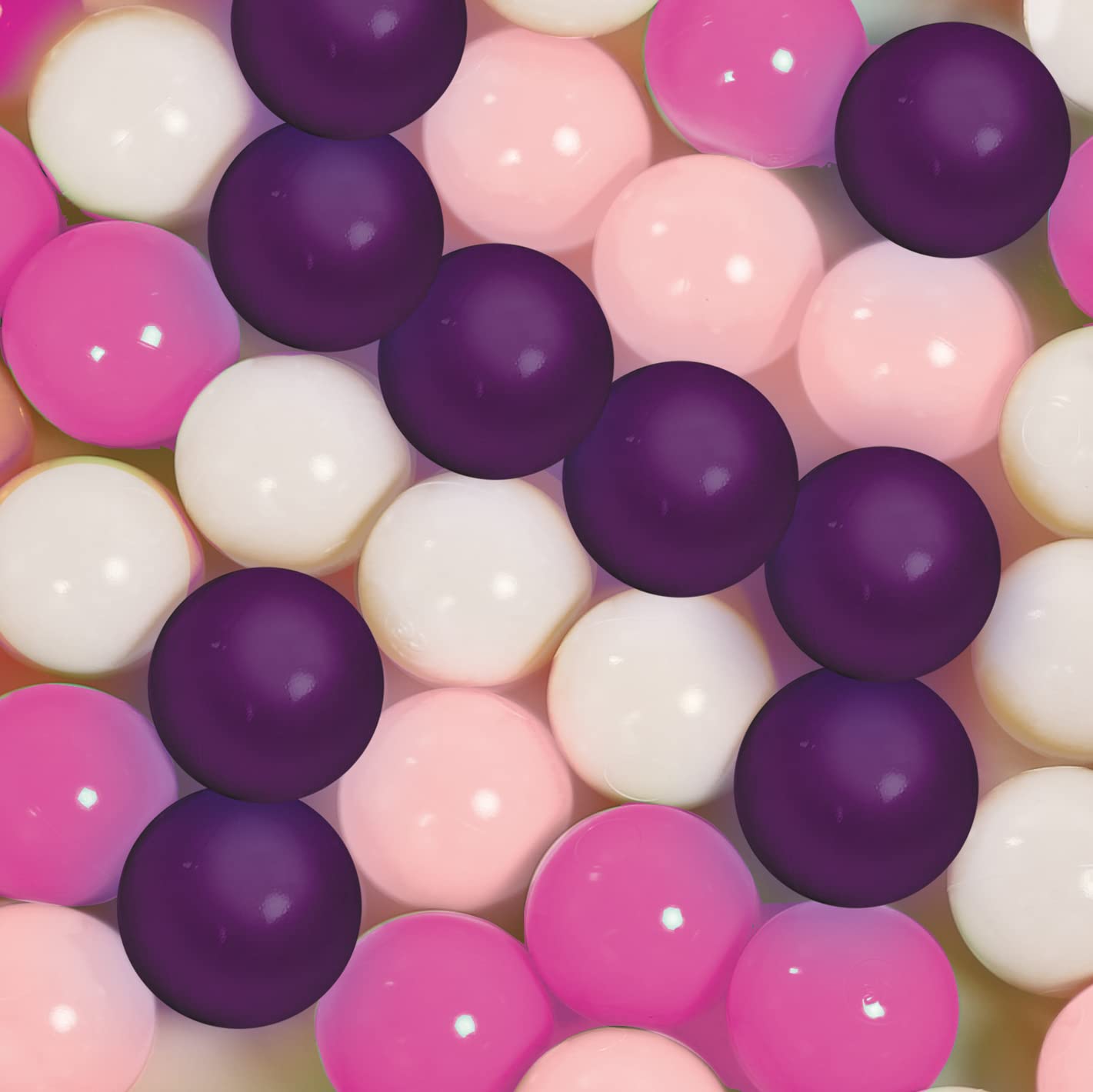 Ludi Bolsa De 60 Bolas De Plástico Flexibles De 7 Cm - Rosas, Verdes, Naranjas, Grises Y Azules - Ideales Para Piscina De Bolas - Desde 6 Meses