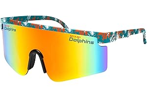 FOCO NFL Team Logo Large Frame Sunglasses
