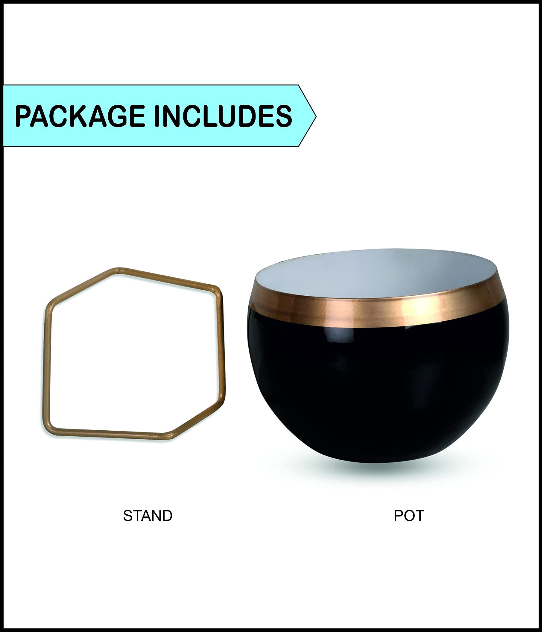 vudy Indoor Plant Pots with Stand - Modern Planter -7