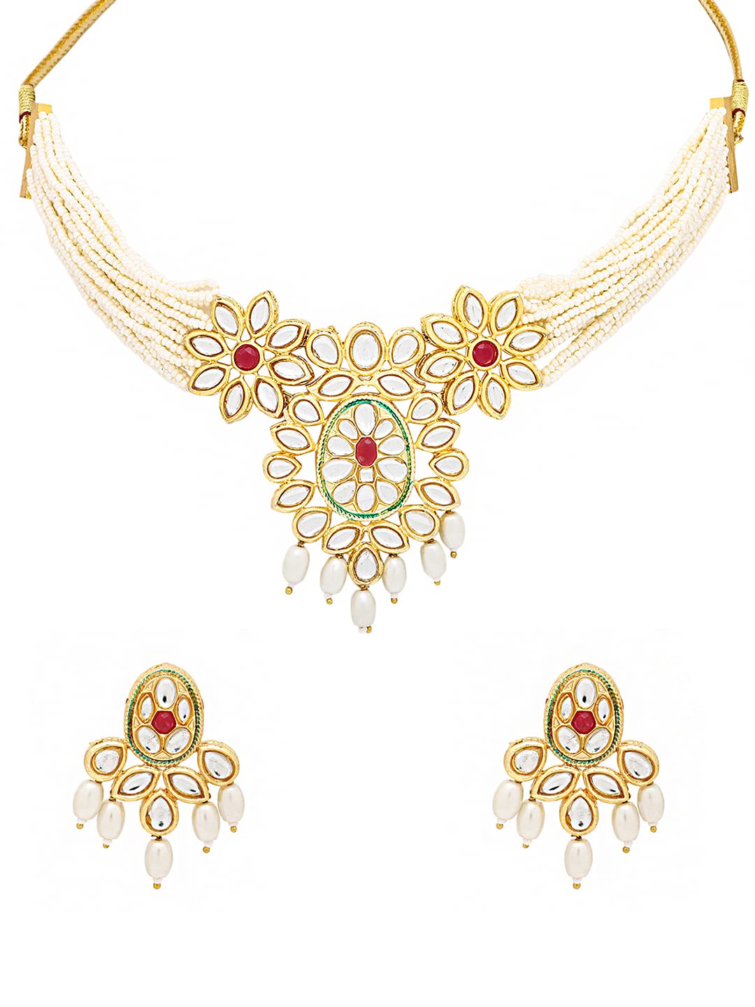 See full amazon price history chart for Yellow Chimes Traditional Jewellery Set for Women Ethnic Kundan Jewelry Set Gold Plated Multilayer Mothi Choker Necklace Set for Women and Girls Yellow Chimes Traditional Jewellery Set for Women Ethnic Kundan Jewelry Set Gold Plated Multilayer Mothi Choker Necklace Set for Women and Girls (B0B74VGD8Q) Amazon Price History, Amazon Price Tracker