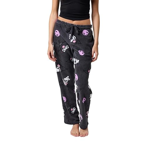 Kuromi Plush Women's Pajama Pant - Large