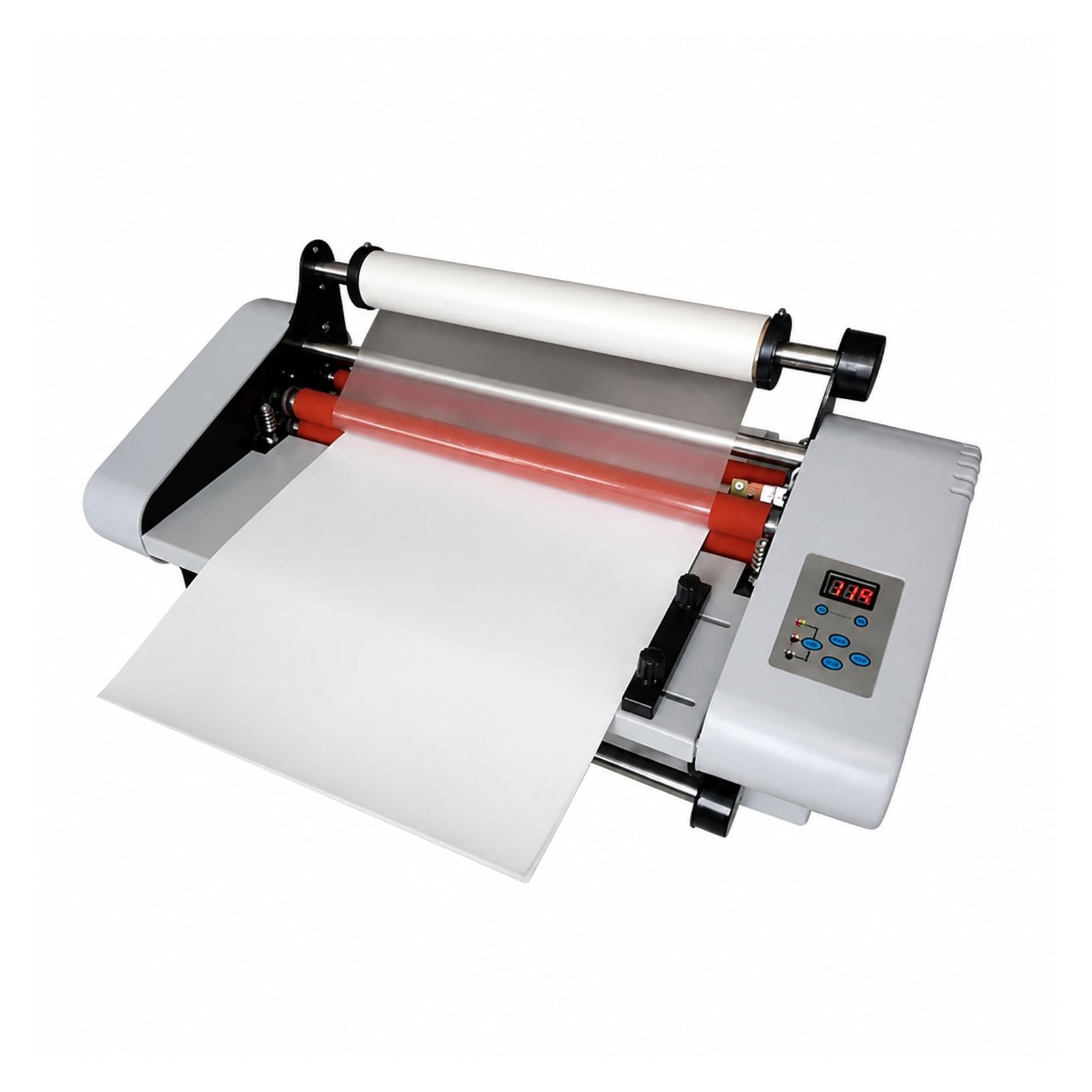 Laminator, Elektroniczny Laminator Na Gorąco I Zimno DC-358 do domu i biura | Zastosowanie Papieru Folii, Jednostronne Lub Dwustronne, Kontrola Temperatury