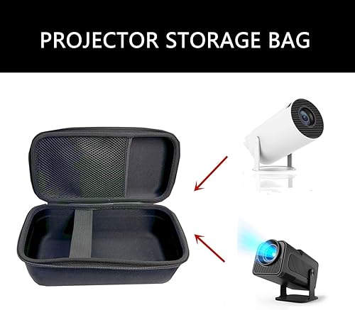 Miniatura 2 de Estuche de transporte de viaje duro Bolsas de almacenamiento Forro suave para proyectores de video portátiles Caja protectora