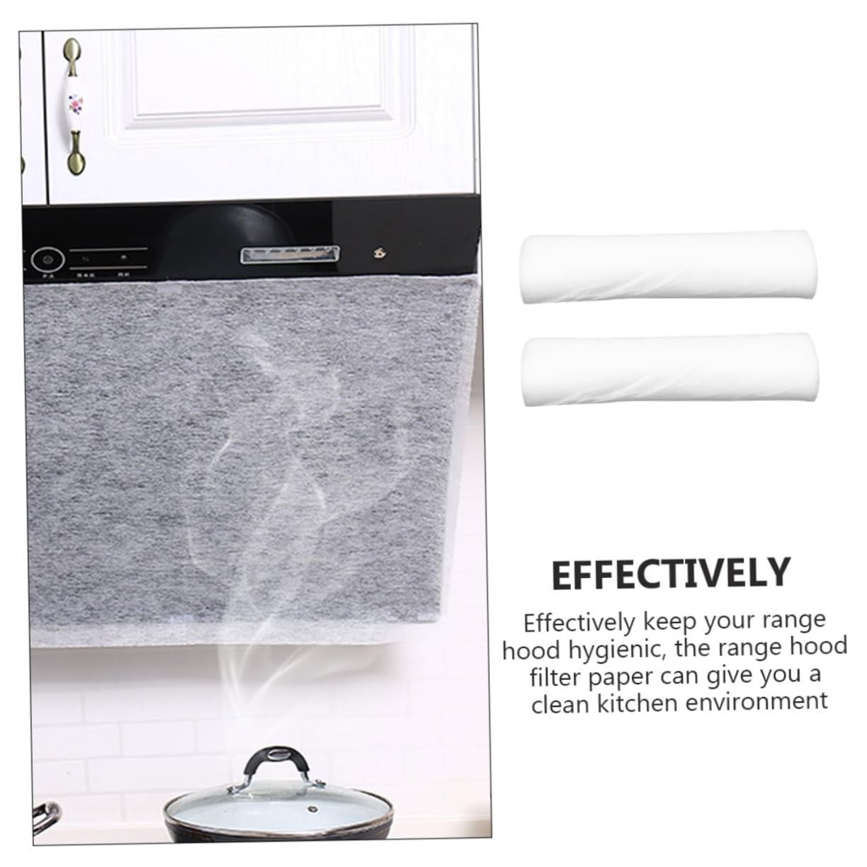 Lurrose 3 Series 3 Juegos De Filtros De Grasa De Repuesto Para Campana Extractora De Cocina Filtro De Absorción Reemplazable Papel Absorbente Para Campana Extractora Filtro De 2 rollos*3