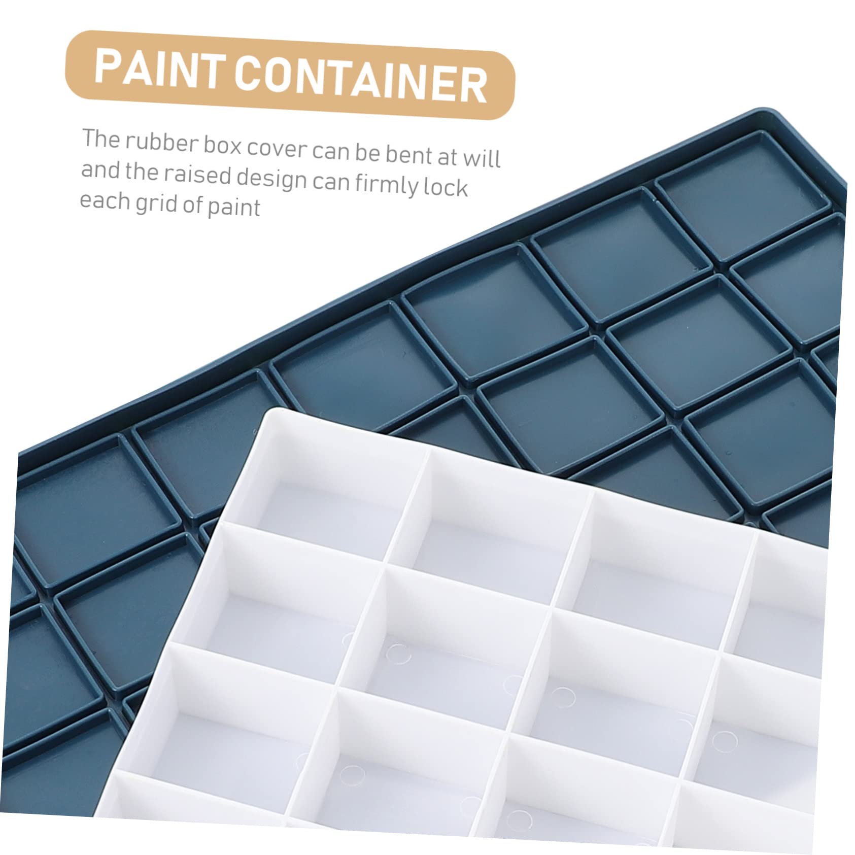 Hohopeti 3pièces Boîte De Peinture Gouache Étanche Grand Capacité Étui Pigment Sealed Pour Voyage Et Atelier