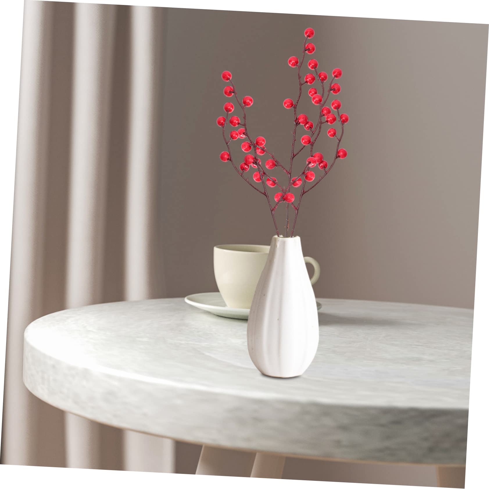 STOBAZA 80pièces Tiges De Houx Artificiel pour Décoration De Noël Accessoires Fête Et pour Table Mariages Et Événements Festifs