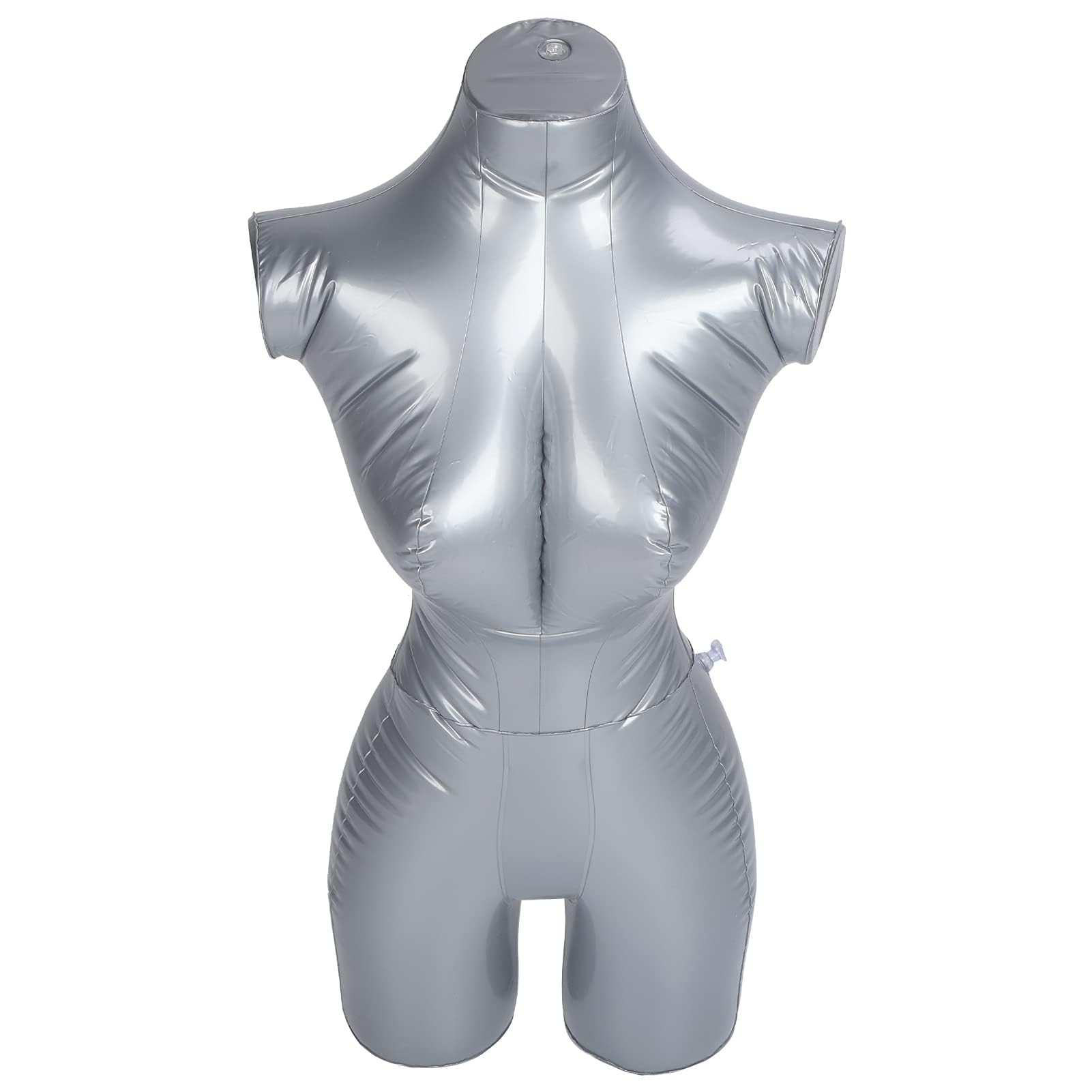Présentoir de Vêtements, Modèle de Mannequin Gonflable Féminin en PVC Présentoir de Vêtements du Haut du Corps pour Affichage de Fenêtre et de Vêtements