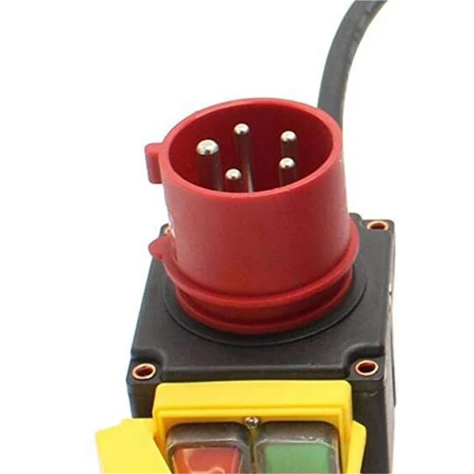 Interrupteur de machine 3X KOA7 380/400 V triphasé avec câble et inverseur de phase, y compris volet d'arrêt d'urgence combiné