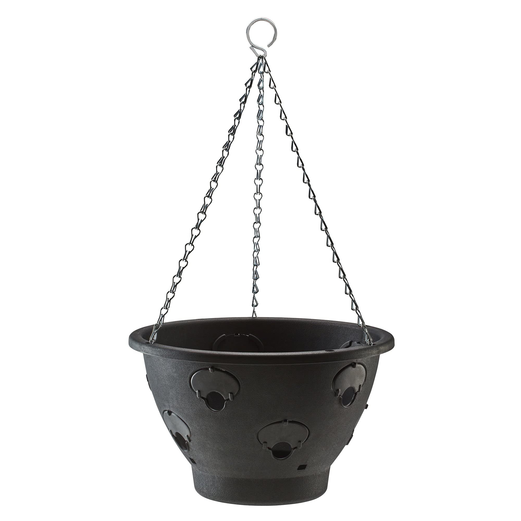 Thompson & Morgan Single Bloomaround Hanging Basket Garden Planter Plant Container With Water Reservoir For Flowers, Vegetables And Fruits From (30Cm, )