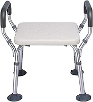 Vista 1 de Asientos de baño para adultos discapacitados Silla de ducha de movilidad Asiento de banco de baño blanco taburetes de ducha para sentarse